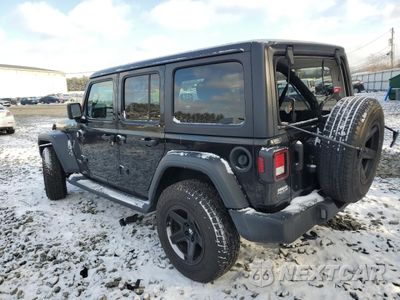 Drugie zdjęcie samochodu z przodu: 2021 JEEP WRANGLER UNLIMITED SPORT VIN:1C4HJXDN7MW784534 - miniatura