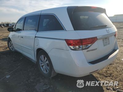 Drugie zdjęcie samochodu z przodu: 2014 HONDA ODYSSEY EXL VIN:5FNRL5H66EB124027 - miniatura