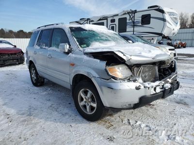 Czwarte zdjęcie samochodu z boku: 2006 HONDA PILOT EX VIN:2HKYF18676H539596 - miniatura
