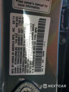 Zdjęcie 13 z 13 samochodu: 2011 HONDA CR-V LX VIN:5J6RE4H31BL060122 - miniatura