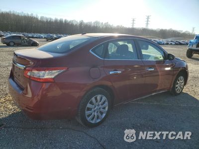 Trzecie zdjęcie samochodu z tyłu: 2015 NISSAN SENTRA S VIN:3N1AB7AP8FL675970 - miniatura