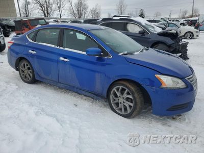Czwarte zdjęcie samochodu z boku: 2014 NISSAN SENTRA S VIN:3N1AB7AP6EY281191 - miniatura