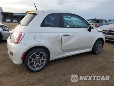 Trzecie zdjęcie samochodu z tyłu: 2014 FIAT 500 SPORT VIN:3C3CFFBR1ET242188 - miniatura