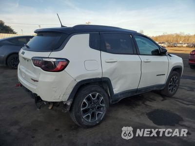 Trzecie zdjęcie samochodu z tyłu: 2021 JEEP COMPASS TRAILHAWK VIN:3C4NJDDB9MT553602 - miniatura
