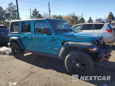 Czwarte zdjęcie samochodu z boku: 2020 JEEP WRANGLER UNLIMITED SPORT VIN:1C4HJXDN9LW257626 - miniatura