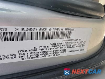 Zdjęcie 10 z 10 samochodu: 2005 SUBARU BAJA TURBO VIN:4S4BT63C956106083 - miniatura