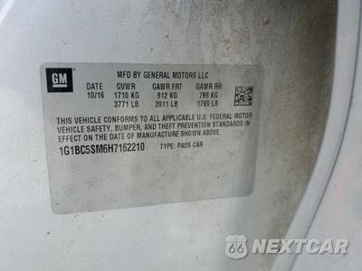Zdjęcie 14 z 14 samochodu: 2017 CHEVROLET CRUZE LS VIN:1G1BC5SM6H7162210 - miniatura
