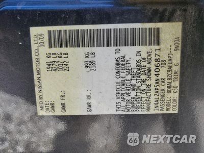 Zdjęcie 13 z 13 samochodu: 2010 NISSAN ALTIMA BASE VIN:1N4AL2AP5AN406871 - miniatura
