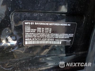 Zdjęcie 14 z 17 samochodu: 2018 BMW 540 I VIN:WBAJE5C51JG918565 - miniatura