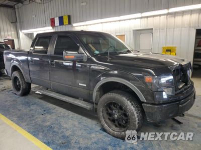 Czwarte zdjęcie samochodu z boku: 2014 FORD F150 SUPERCREW VIN:1FTFW1ET4EFB83201 - miniatura