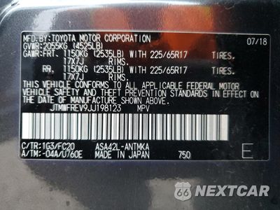 Zdjęcie 15 z 16 samochodu: 2018 TOYOTA RAV4 ADVENTURE VIN:JTMWFREV9JJ198123 - miniatura