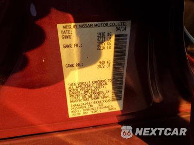 Zdjęcie 15 z 15 samochodu: 2014 NISSAN ALTIMA 2.5 VIN:1N4AL3AP5EC404769 - miniatura