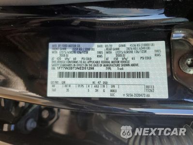 Zdjęcie 14 z 15 samochodu: 2022 FORD F250 SUPER DUTY VIN:1FT7W2BT3NED51298 - miniatura