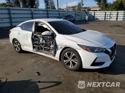 Czwarte zdjęcie samochodu z boku: 2021 NISSAN SENTRA SV VIN:3N1AB8CV1MY237132 - miniatura