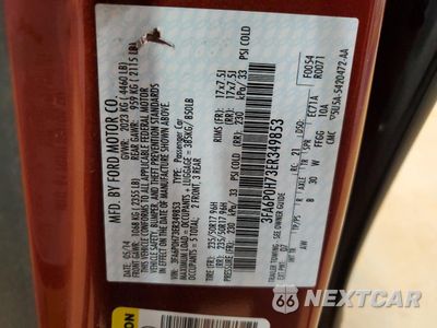 Zdjęcie 14 z 14 samochodu: 2014 FORD FUSION SE VIN:3FA6P0H73ER349853 - miniatura