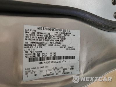 Zdjęcie 14 z 14 samochodu: 2003 MERCURY SABLE LS PREMIUM VIN:1MEFM55S03G621674 - miniatura