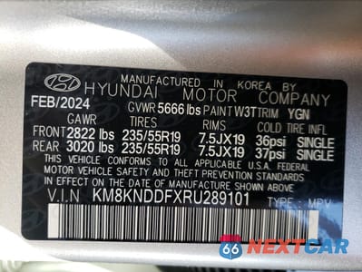 Zdjęcie 14 z 16 samochodu: 2024 HYUNDAI IONIQ 5 SEL VIN:KM8KNDDFXRU289101 - miniatura