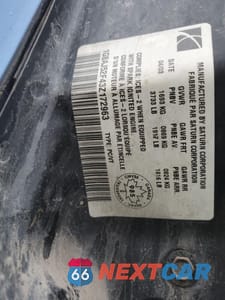 Zdjęcie 12 z 13 samochodu: 2003 SATURN ION LEVEL 2 VIN:1G8AJ52F43Z172963 - miniatura