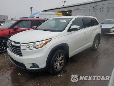2014 TOYOTA HIGHLANDER LE 5TDBKRFH6ES052063 - główne zdjęcie licytacji z USA - miniatura