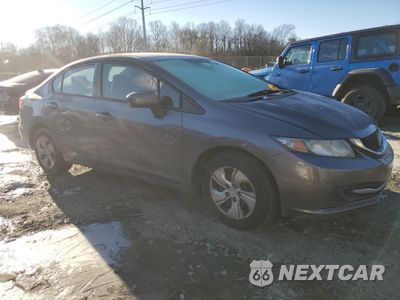 Czwarte zdjęcie samochodu z boku: 2014 HONDA CIVIC LX VIN:19XFB2F58EE245842 - miniatura