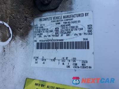 Zdjęcie 12 z 12 samochodu: 2012 FORD F450 SUPER DUTY VIN:1FDUF4GY0CEC51669 - miniatura