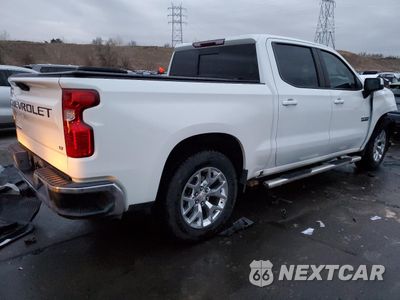 Trzecie zdjęcie samochodu z tyłu: 2020 CHEVROLET SILVERADO C1500 LT VIN:1GCPWCED5LZ326435 - miniatura