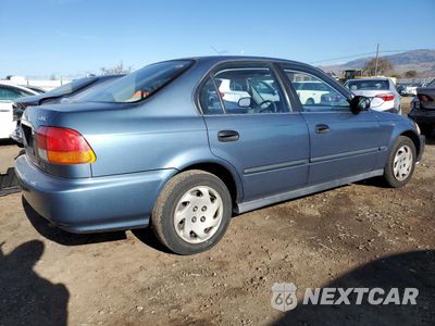 Trzecie zdjęcie samochodu z tyłu: 1997 HONDA CIVIC LX VIN:2HGEJ6677VH583617 - miniatura