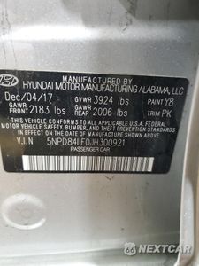 Zdjęcie 12 z 15 samochodu: 2018 HYUNDAI ELANTRA SEL VIN:5NPD84LF0JH300921 - miniatura
