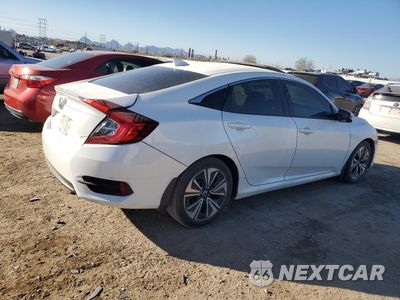Trzecie zdjęcie samochodu z tyłu: 2018 HONDA CIVIC EX VIN:JHMFC1F36JX020222 - miniatura