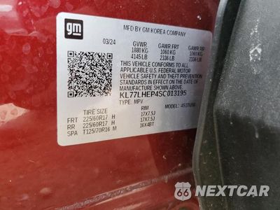 Zdjęcie 12 z 12 samochodu: 2025 CHEVROLET TRAX 1LT VIN:KL77LHEP4SC013195 - miniatura