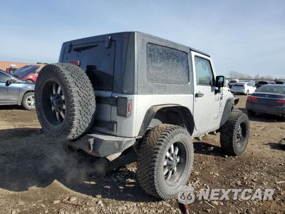 Trzecie zdjęcie samochodu z tyłu: 2010 JEEP WRANGLER SPORT VIN:1J4AA2D11AL162603 - miniatura