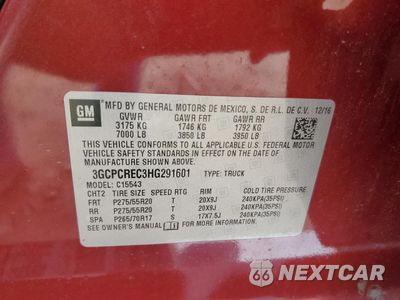 Zdjęcie 15 z 16 samochodu: 2017 CHEVROLET SILVERADO C1500 LT VIN:3GCPCREC3HG291601 - miniatura