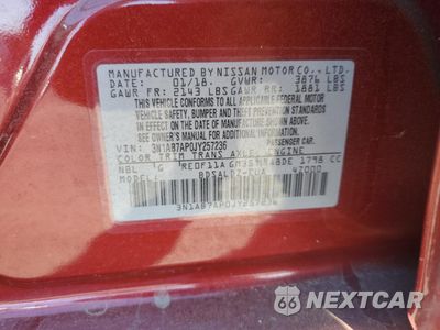 Zdjęcie 15 z 16 samochodu: 2018 NISSAN SENTRA S VIN:3N1AB7AP0JY257236 - miniatura