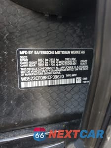 Zdjęcie 15 z 15 samochodu: 2024 BMW IX XDRIVE50 VIN:WB523CF08RCP39620 - miniatura