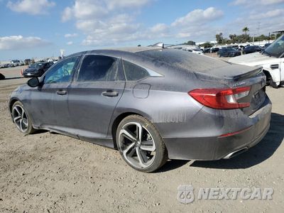 Drugie zdjęcie samochodu z przodu: 2019 HONDA ACCORD SPORT VIN:1HGCV1F33KA052632 - miniatura