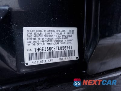 Zdjęcie 14 z 14 samochodu: 1996 HONDA CIVIC LX VIN:1HGEJ6605TL026711 - miniatura