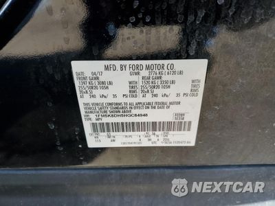 Zdjęcie 15 z 15 samochodu: 2017 FORD EXPLORER XLT VIN:1FM5K8DH5HGC84948 - miniatura