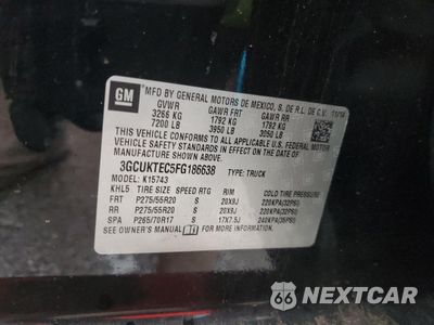 Zdjęcie 12 z 12 samochodu: 2015 CHEVROLET SILVERADO K1500 HIGH COUNTRY VIN:3GCUKTEC5FG186638 - miniatura