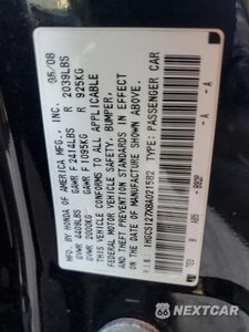 Zdjęcie 13 z 13 samochodu: 2008 HONDA ACCORD VIN:5FNYF28578B000961 - miniatura