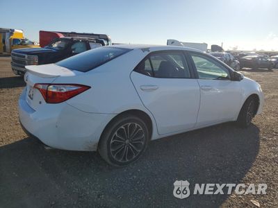 Trzecie zdjęcie samochodu z tyłu: 2015 TOYOTA COROLLA L VIN:5YFBURHE7FP360558 - miniatura