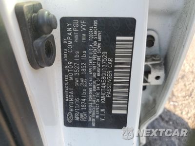 Zdjęcie 14 z 14 samochodu: 2016 HYUNDAI ACCENT SE VIN:KMHCT4AE8GU137529 - miniatura