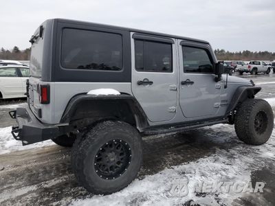 Trzecie zdjęcie samochodu z tyłu: 2014 JEEP WRANGLER UNLIMITED SPORT VIN:1C4BJWDG2EL308759 - miniatura