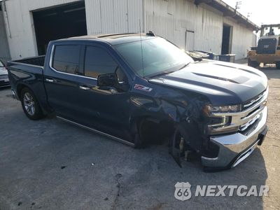 Czwarte zdjęcie samochodu z boku: 2021 CHEVROLET SILVERADO K1500 LTZ VIN:3GCUYGEL2MG432001 - miniatura