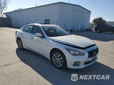 Czwarte zdjęcie samochodu z boku: 2016 INFINITI Q50 BASE VIN:JN1CV7AP5GM203328 - miniatura
