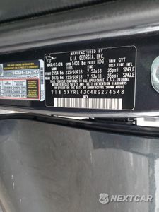 Zdjęcie 16 z 16 samochodu: 2024 KIA SORENTO S VIN:5XYRL4JC4RG274548 - miniatura