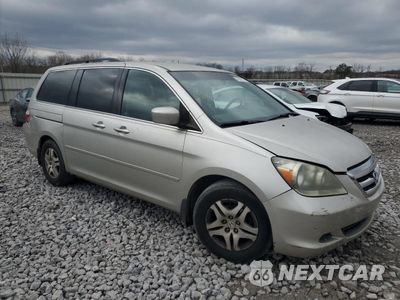 Czwarte zdjęcie samochodu z boku: 2007 HONDA ODYSSEY EX VIN:5FNRL38487B451163 - miniatura