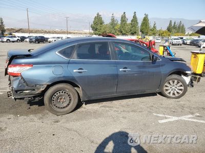 Trzecie zdjęcie samochodu z tyłu: 2015 NISSAN SENTRA S VIN:3N1AB7AP4FL670765 - miniatura