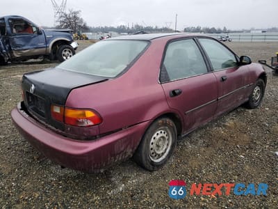 Trzecie zdjęcie samochodu z tyłu: 1994 HONDA CIVIC DX VIN:1HGEG854XRL018403 - miniatura