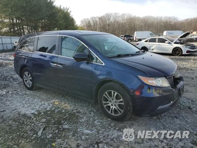 Czwarte zdjęcie samochodu z boku: 2014 HONDA ODYSSEY EXL VIN:5FNRL5H66EB133200 - miniatura