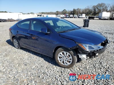 Czwarte zdjęcie samochodu z boku: 2019 HYUNDAI ELANTRA SE VIN:5NPD74LF5KH496939 - miniatura